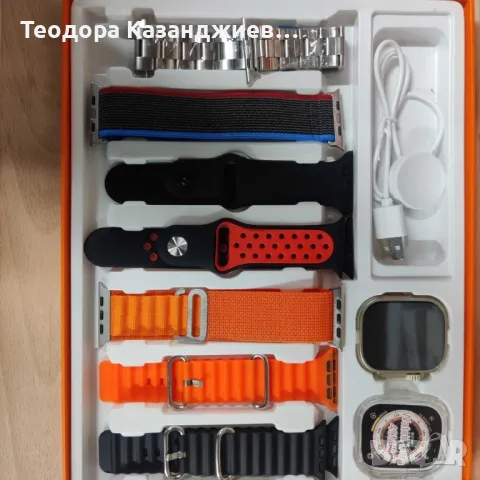 Смарт часовник 2023 New smart watch S100 ultra 7 in 1 , снимка 1
