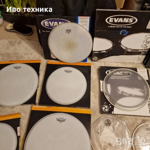 КОЖИ ЗА БАРАБАНИ EVANS REMO, снимка 12 - Ударни инструменти - 53215914