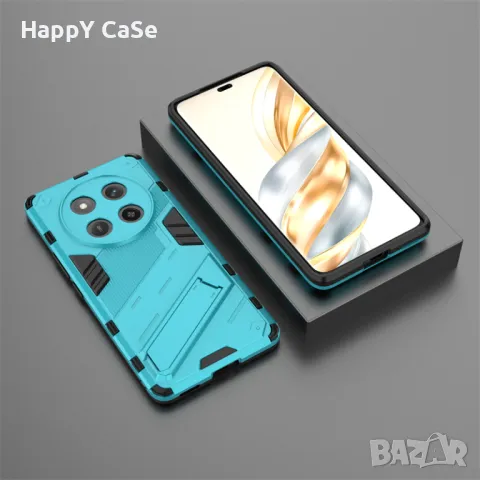 Honor Magic 7 Lite 5G / Punk Armor Удароустойчив кейс калъф гръб със стойка, снимка 7 - Калъфи, кейсове - 48555225