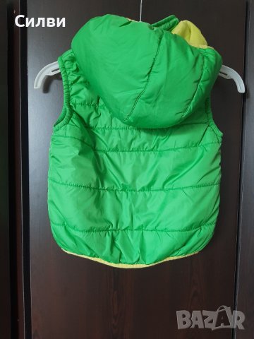 Детска зелена грейка елек 110рр, снимка 3 - Детски якета и елеци - 38203174