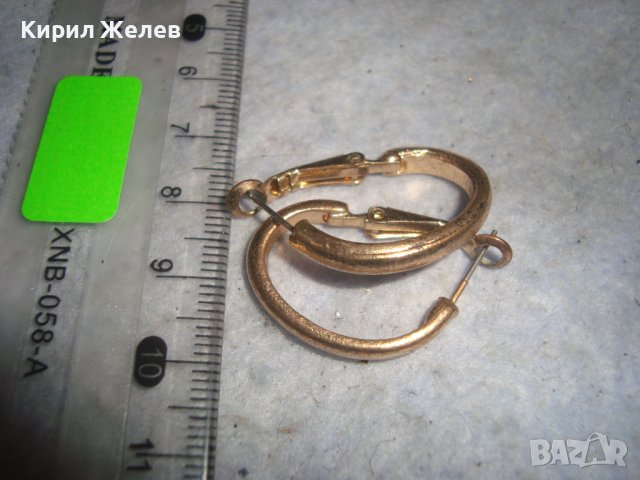 КРАСИВИ ПОЗЛАТЕНИ СТАРИ АРТ ДЕКО СТИЛ ОБЕЦИ 76521