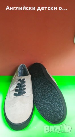 Английски детски обувки-кецове естествена кожа-NEXT, снимка 4 - Детски обувки - 28709071