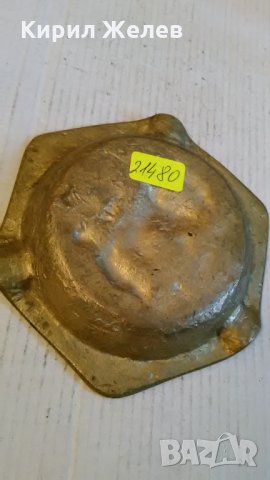 Бронзов пепелник стар 21480, снимка 2 - Декорация за дома - 32349179