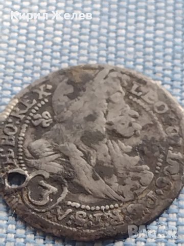 Сребърна монета 3 кройцера 1704г. Леополд първи Свещена Римска Империя 12220, снимка 5 - Нумизматика и бонистика - 42969657