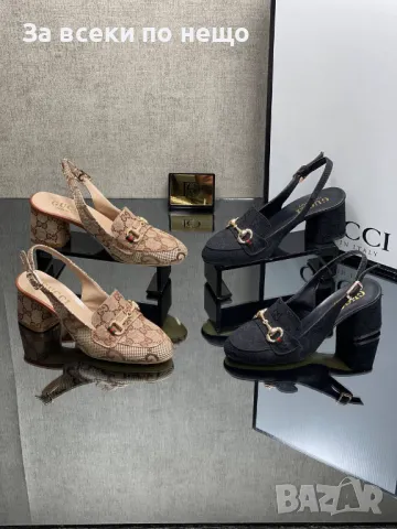 Gucci Дамски Елегантни Обувки На Ток Гучи - 2 Налични Цвята Код D1735