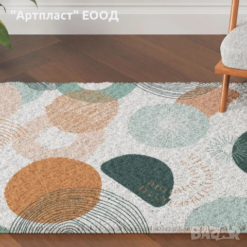 Килим FLAT FLOWERS, снимка 2 - Килими - 50902252