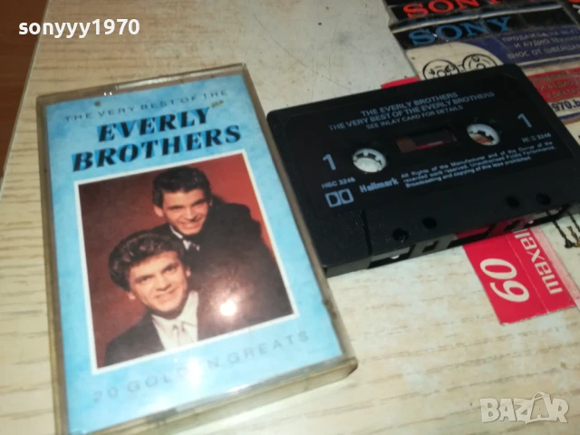 EVERLY BROTHERS-ORIGINAL TAPE 2207251313, снимка 2 - Аудио касети - 51103424