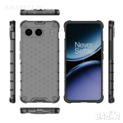 OnePlus Nord 4 5G Силиконов Калъф Honeycomb TPU и Протектор, снимка 5 - Калъфи, кейсове - 47835862