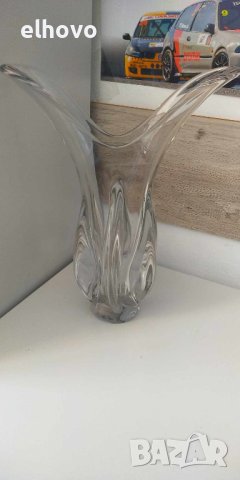 Италианска ваза Мурано, снимка 3 - Антикварни и старинни предмети - 44081293