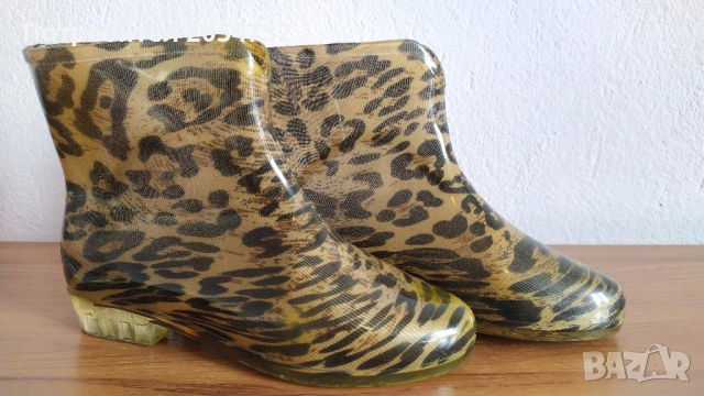 Боти в леопардов стил, 36-ти номер, снимка 8 - Дамски боти - 52156824