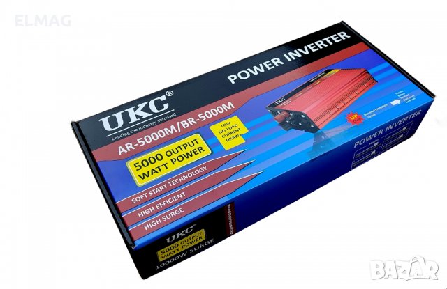 ИНВЕРТОР UKC - 5000W; 12V, снимка 2 - Аксесоари и консумативи - 39434103