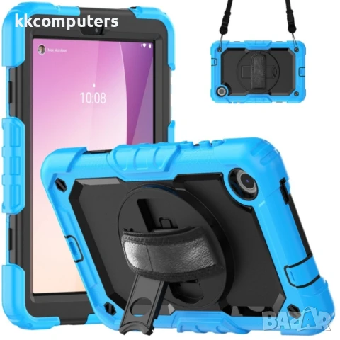 Lenovo Tab M8 4th Gen TB-300FU Silicone/ PC Удароустойчив Калъф и Протектор, снимка 7 - Калъфи, кейсове - 51101196