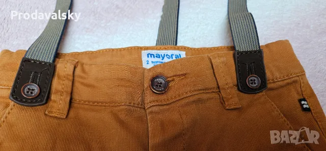 Mayoral детски панталон с тиранти 2г. 92см.2, снимка 5 - Детски панталони и дънки - 50239412