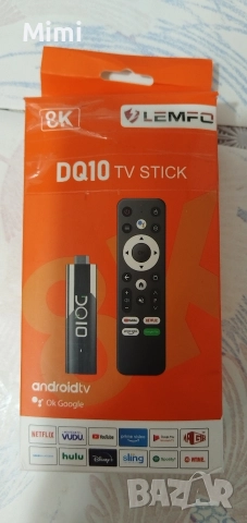 Tv Stick DQ10 Android 13, снимка 2 - Плейъри, домашно кино, прожектори - 52770955