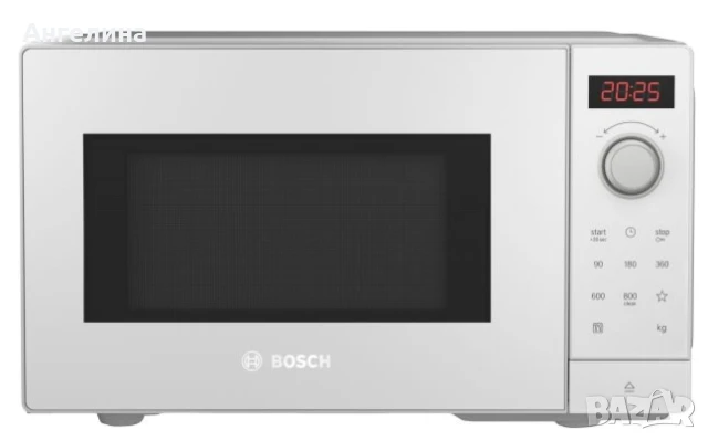 Микровълнова печка, Bosch FFL023MW0, SER2, Freestanding microwave, 800 W, 20 l, Number of power leve, снимка 1