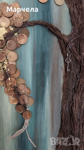 Картини "Дърво на парите" с монети, снимка 17 - Картини - 48769357