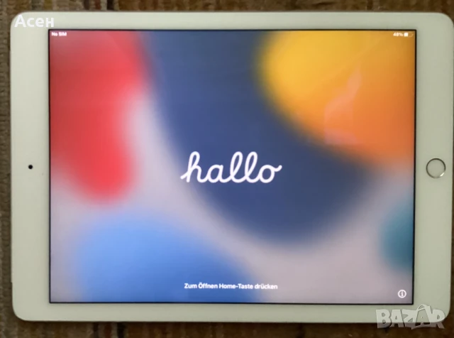 Продавам айпад 128 сим пълен комплект с клавиатура ipad air 2, sim 128 gb А1567, снимка 6 - Таблети - 51185445