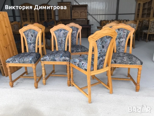 Комплект от 6 трапезни стола , снимка 12 - Столове - 53088188