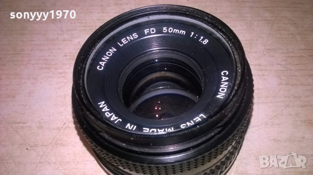 canon lens fd 50mm japan-внос франция, снимка 2 - Обективи и филтри - 26268665