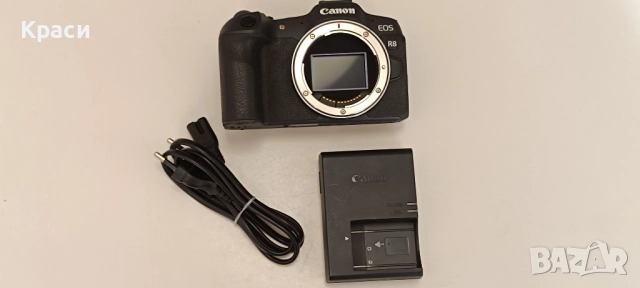 Canon EOS R8 Тяло + оригинална батерия | Като нов | В гаранция!, снимка 3 - Фотоапарати - 52560028