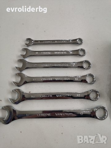 Звездогаечни Ключове - 6 броя Комплект. Хром Ванадий, Пластмасов държач, снимка 4 - Ключове - 40033469