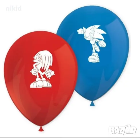 sonic Соник Обикновен надуваем латекс латексов балон парти хелий или газ