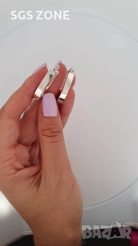 СРЕБЪРНИ ОБЕЦИ 925, снимка 3 - Обеци - 52393234