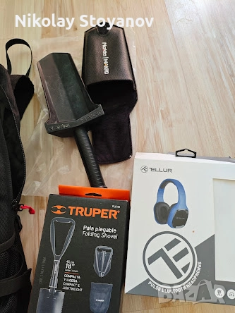 Раница XP, GP-pointer, Nokta-makro shovel, folding shovel, bl. headphones, снимка 3 - Спортна екипировка - 51589840