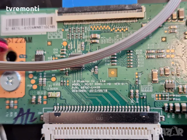 T-CON BOARD 6870C-0442B 6871L-6122A телевизор Arielli LED32AT504 SMART ,for 32inc DISPLAY, снимка 2 - Части и Платки - 49341901