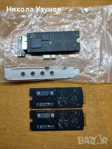 SSD 256GB за Apple 12+16pin и адаптер към PCIe x1 , снимка 4 - Твърди дискове - 53260921