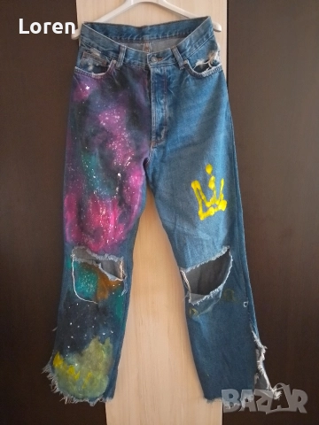 Чудни и много интересни дамски дънки , снимка 3 - Дънки - 52722744