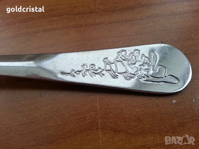 Български лъжички дядо ряпа дърпа , снимка 4 - Антикварни и старинни предмети - 37685025