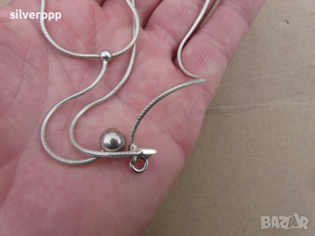  Сребърен синджир - 4 , снимка 2 - Колиета, медальони, синджири - 53045493