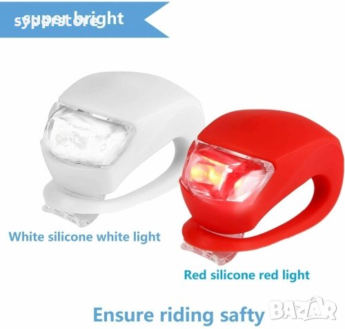 Фенер за колело заден стоп за колело Digital One SP00437 008-2/2бр в комплект, снимка 4 - Други стоки за дома - 37357816