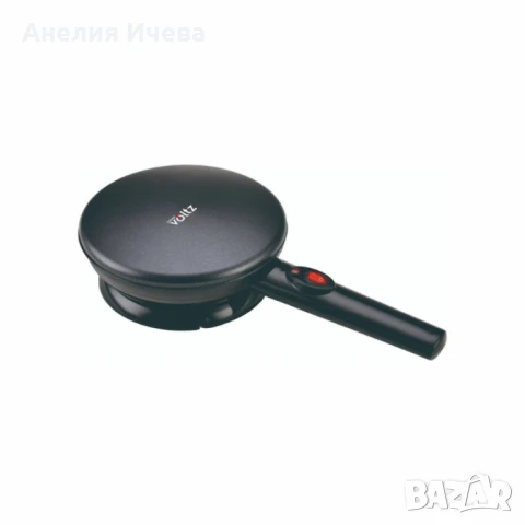 Уред за палачинки Voltz, 800W, 20 см, черен – идеален за перфектни палачинки