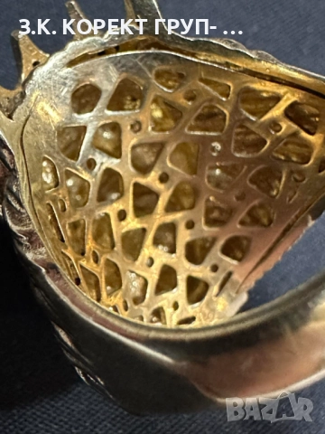 Златен пръстен 14к, 13,34гр, снимка 8 - Пръстени - 52740429