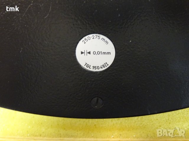Микрометър SUHL 250-275 mm, 0.01 DDR Micrometer, снимка 4 - Шублери - 38732088