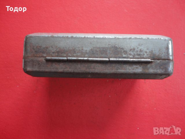 Старинна гравирана армейска кутия за тютюн , снимка 3 - Колекции - 43813533