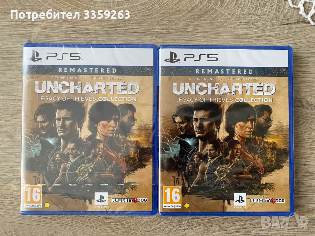 Чисто нова игра за PS5 - Uncharted -LEGACY OF THIEVES (remastered), снимка 1 - Игри за PlayStation - 36443213