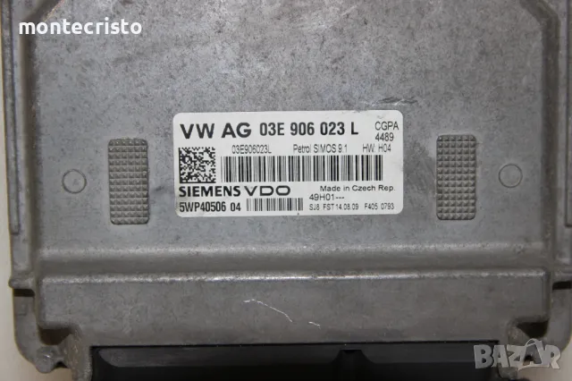 Моторен компютър ECU VW Polo 6R1 (2009-2014г.) 03E906023L / 5WP40506 / 03E 906 023 L, снимка 2 - Части - 50399556