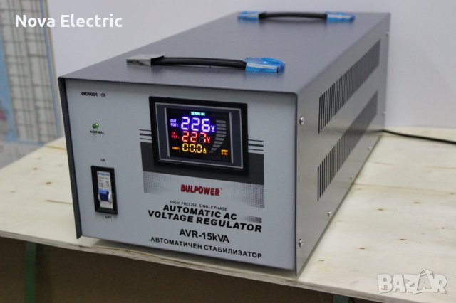 Автоматичен Стабилизатор На Ток 15KW BULPOWER С LED ДИСПЛЕЙ, снимка 3 - Генератори - 39401991