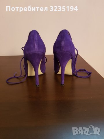Menbur лилави обувки, снимка 4 - Дамски обувки на ток - 34861752