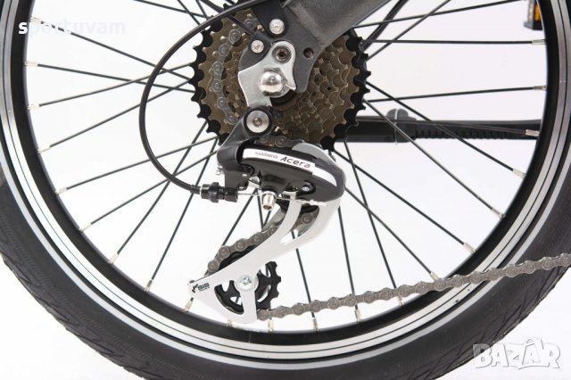 Електрически сгъваем велосипед Chrisson EF1 360Wh Син 20'' | Вашата свобода на движение в града!, снимка 6 - Велосипеди - 40170273