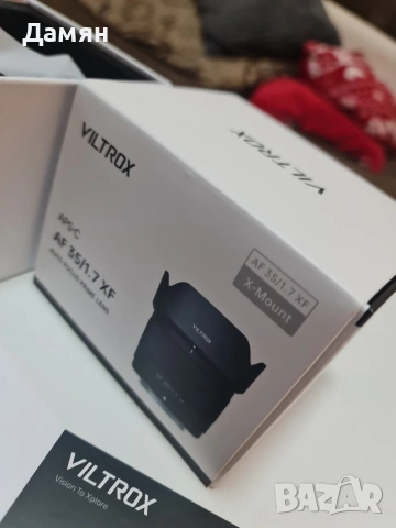 Обектив Viltrox 35mm f1.7 за Fuji X (Fujifilm)