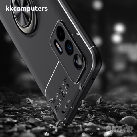OPPO Realme GT Удароустойчив Metal Ring Калъф и Протектор, снимка 10 - Калъфи, кейсове - 53075296