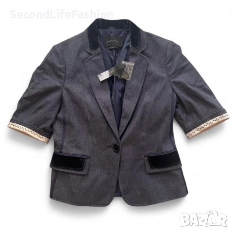 Дамско сако BCBG MaxAzria Michelle, размер S памучна вълна с едно копче