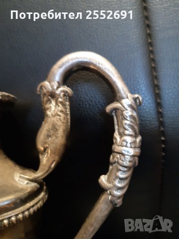 Старинен посребрен съд, снимка 8 - Колекции - 27779536