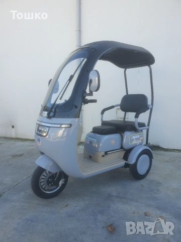 Електрическа триколка XY с покрив, снимка 7 - Мотоциклети и мототехника - 52637314