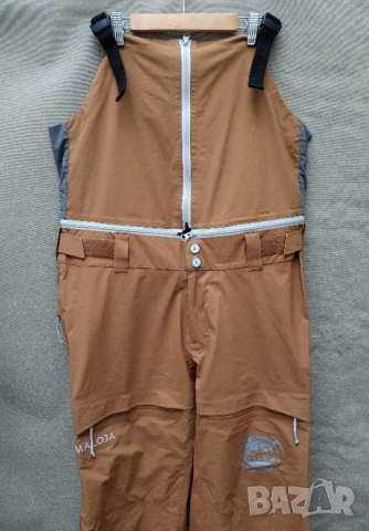 Maloja bibs 28К #L панталони за ски сноуборд фрирайд пантене туризъм, снимка 6 - Зимни спортове - 52873020