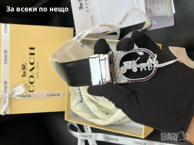 Coach Колан Със Сертификат И Торбичка - Налични Различни Цветове Код SK179, снимка 2 - Колани - 52518390